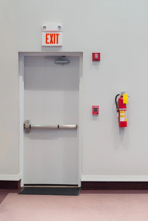 fire exit door